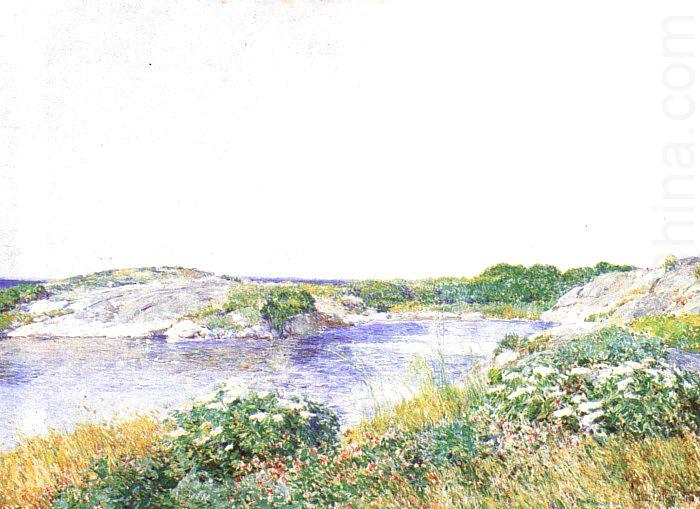 The Little Pond at Appledore, Childe Hassam